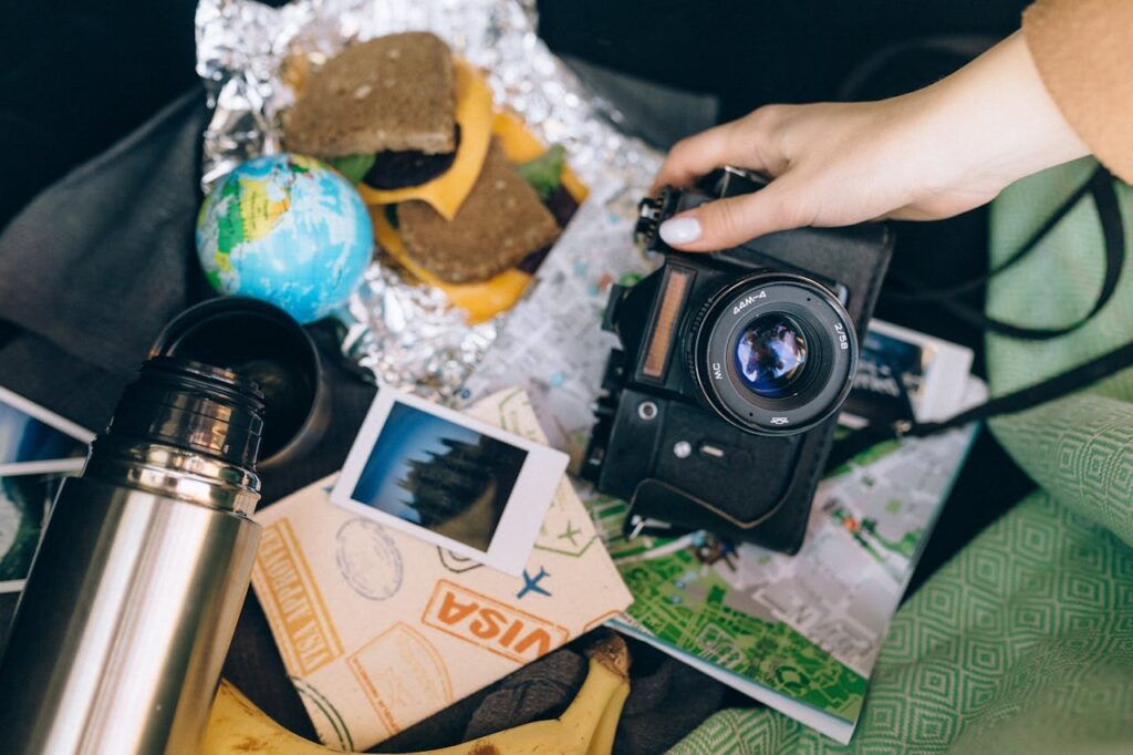 woman preparing for vacation after getting tourist visa